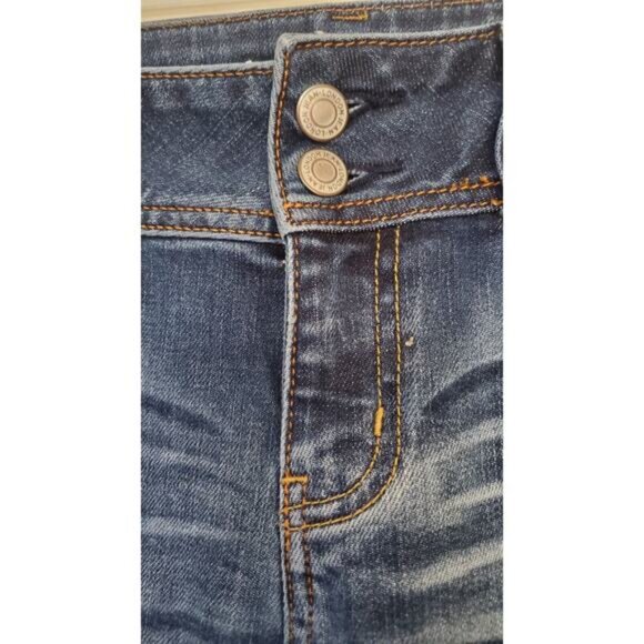 Victoria's Secret VS Hipster Medium Wash Destructive Jeans - Women's Size 2 - Picture 2 of 7